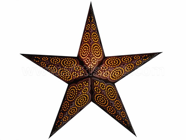 Bild von starlightz marrakesh brown/yellow earth friendly Leuchtstern