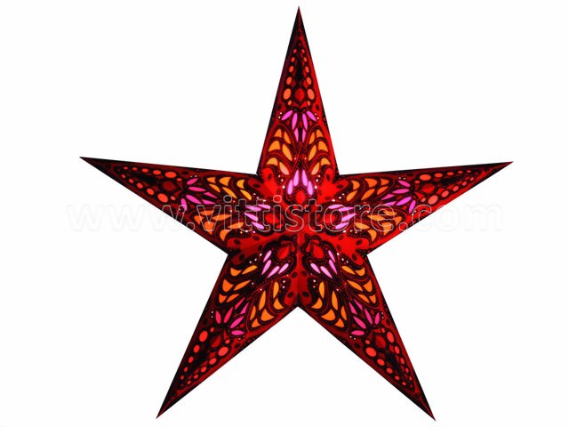 Bild von starlightz mercury red earth friendly Leuchtstern